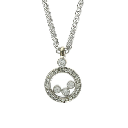 Chopard Happy Diamond Necklace 79/3957 White Gold (18K) Diamond Me... BF589943