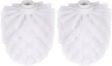 EKDJKK 2PCS Toilet Bowl Brush Replacement Head, Head White