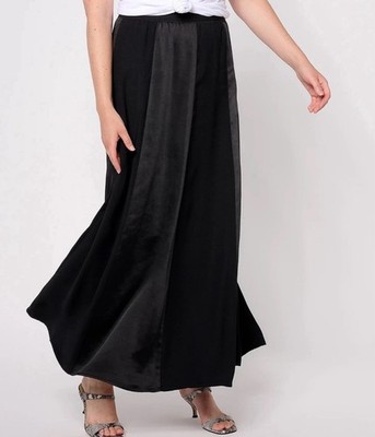 NWT PEACE LOVE WORLD BLACK LABEL SATIN SKIRT MEDIUM OLD MONEY STYLE Regular $58