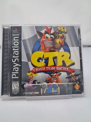 New ListingCrash Bandicoot CTR Crash Team Racing PlayStation 1 PS1 1999 Black Label CIB!