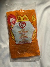 1999 McDonald  s Happy Meal TY Iggy The Iguana Teenie Beanie Baby Sealed 6