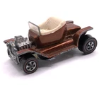 Hot Wheels Redline Hot Heap 1968 Orange Sweet 16 White Interior - Made In U.S.A.