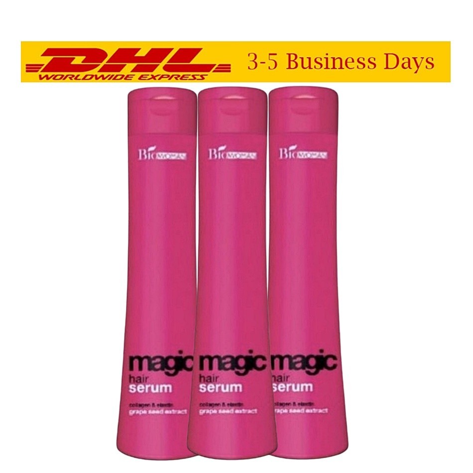 3xHair Magic Serum Bio-Woman Grape Seed Extract For Dry and