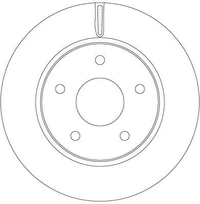 2 uds disco de freno TRW DF6415 para Chrysler Grand Voyager V Foto 2 de 2