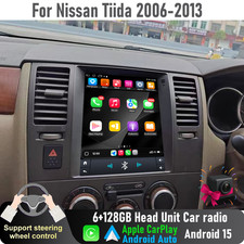 9.7'' Apple CarPlay Auto 6 128GB Head Unit Car radio For Nissan Tiida 2006-2013