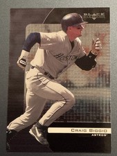 Upper Deck 2000 Black Diamond Craig Biggio #38 Houston Astros Baseball Card