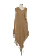 BCBGMAXAZRIA Women Brown Poncho One Size