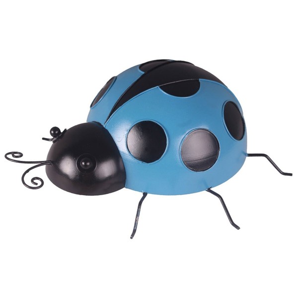 Ladybug Decoración de Pared Metal Ladybug para Jardín Patio Simulado Ladybug Decoración de Jardín