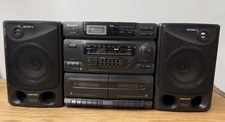 SONY CFD-560 CD Cassette Radio Boombox Tested and Working