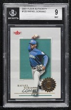 2001 Fleer Authority Rookie 481/2001 Rafael Soriano #120 BGS 9 MINT 0ft7