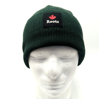 Roots Canada hat fitted green beanie - Child / Youth Size