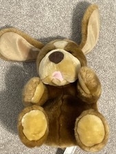 Vtg Animal Alley Darby Dog Plush Toys R Us Hound 9" Stuffed Toy Puppy Brown 2000