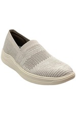 BZees Women's Tribute Knit Slip-On Sneaker Sand