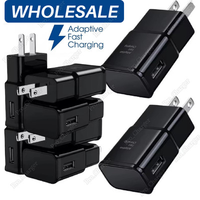 For Samsung S8 S9 S10 20 21 22 USB Fast Charger Adaptive Block Power Adapter Lot