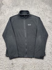Jack Wolfskin Jacket Men Small Black Fleece M...