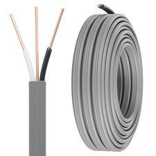 FIRMERST 14/2 UF Wire Outdoor Direct Burial Underground Feeder Cable 25ft ETL Li