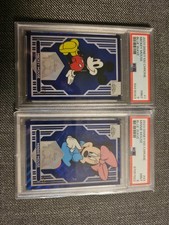 2023 Topps Disney Chrome Mickey And Minnie Mouse Blue Wave PSA9 /23
