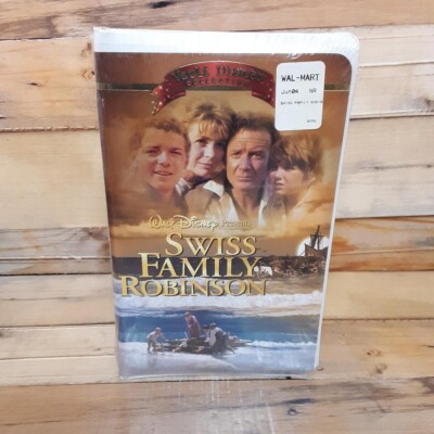 Swiss Family Robinson VHS VCR Tape Sealed / New Clamshell Walt Disney ...