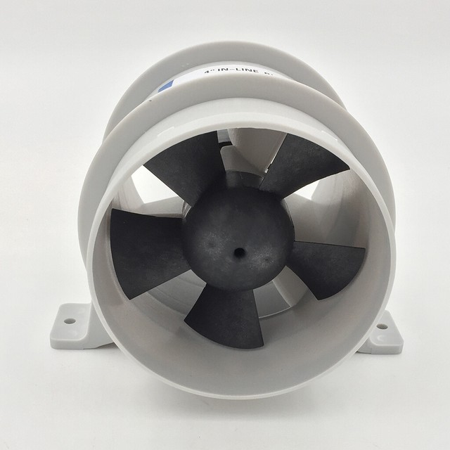 Bilge Blower Air Blower Boat Marine 12 Volt 4" Flange Mount Exhaust Fan