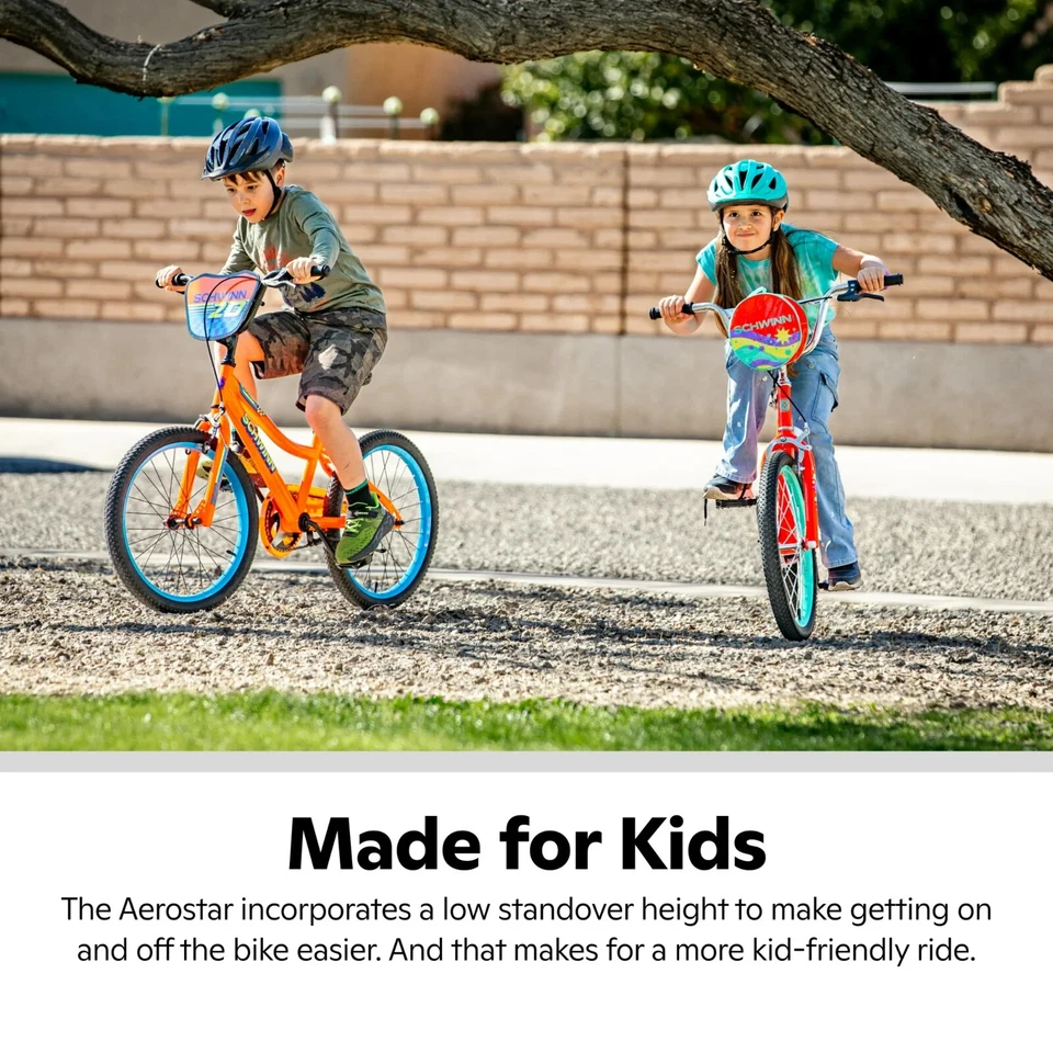 Schwinn BMX-Style Kids’ Bike 20" Wheels Ideal for Boys & Girls Ages 7-13 Vibrant - Image 3 of 4