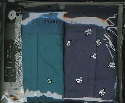 MENS UNDERWEAR BOXER BRIEFS STRETCH COTTON MICRO PATTERN YSABEL MORA ART. 20318