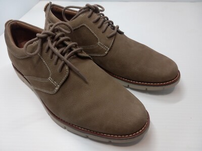 Dockers Nathan Taupe Leather Oxford Dress Shoes Men s Size 9 M Business Casual