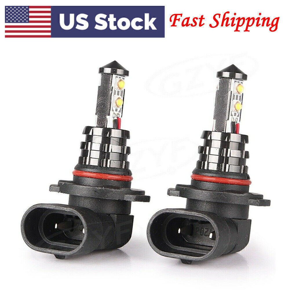 2PCS LED Driving Fog Light Bulbs White Lamp Car H10 40W 6000K 1600LM