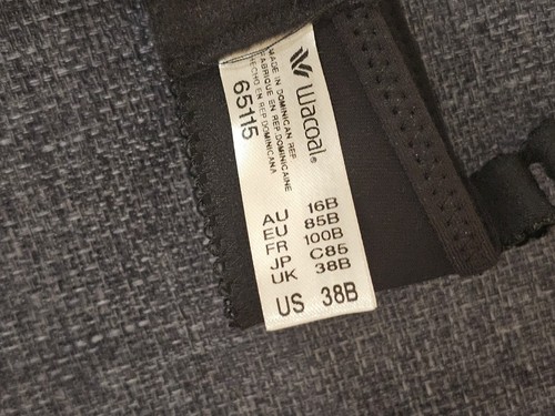 Wacoal Damen Body von Wacoal Bügel BH, schwarz, 38B KOSTENLOSER VERSAND - Bild 6 von 6