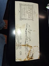 Tremont Nail Co Vintage Display Folder Old Fashioned Cut Nails Advertising 