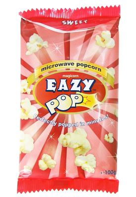 Eazy Pop - S��es Popcorn - 2 x 100 g