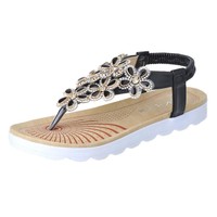 Sweet Flower Thong Sandals Flats Sweet Flower Thong Sandals Flats