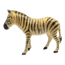Vintage B.F. Depose Metal Lead Cast Zebra Zoo Animal. France. 1928-1950