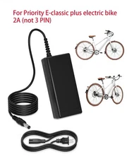 Adapter  Charger for Priority E-classic plus electric bike 2A (not 3 PIN)