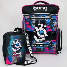 Bang Enregy Drink Camo Backpack Travel Carry On Cooler Lunch Bag Rainbow Unicorn