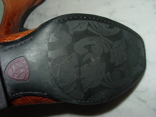 Womens Ariat Legend Legacy 10017379 Brown/Turquoise Western Boots! Size 7.5 - Picture 8 of 10