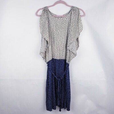 blue and white polka dot dress zara Zara | Dresses | Nwt Zara Blue White Polkadot Dress M