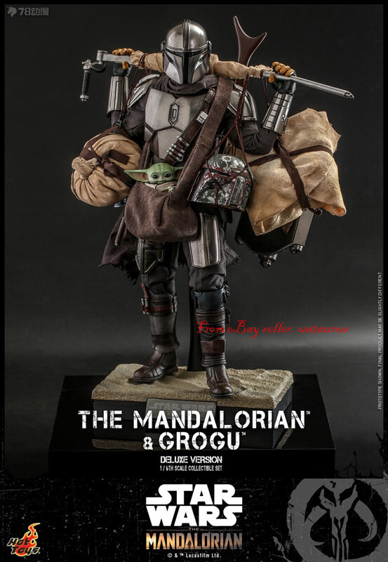 Hot Toys 1/6 Tms052 The Mandalorian The Mandalorian & Grogu Deluxe