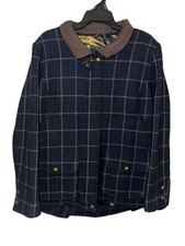 Women's Joules Field Coat Wool Tweed Coat Overcoat Jacket Size Uk 20 Us 16 Eu 48