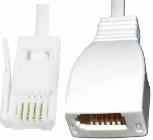 6m, Spina RJ11 A Spina BT431A, Bianco, Cavo Linea Telefonica, Per, Elettrica, Cavi Telefonici - Foto 4