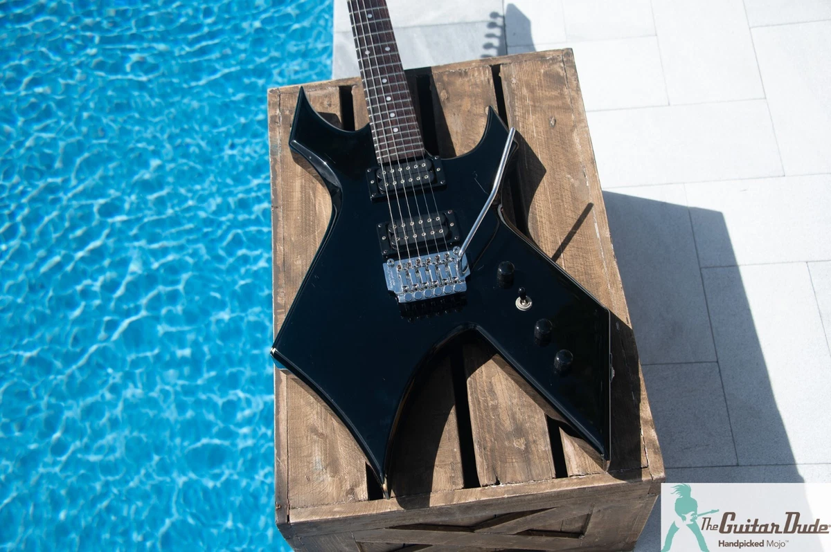 Late 80 s B.C. Rich Warlock All Black Made in Japan Floyd