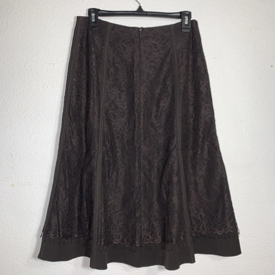 NWT Two Star Dog Midi Skirt Women’s S Boho Lagenlook Coquette Lace Minimalist - Image 2 of 4