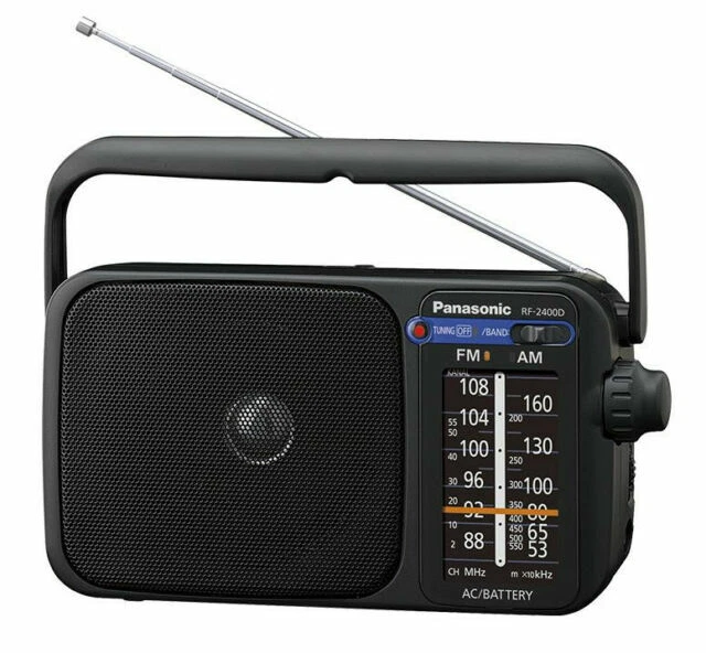 Panasonic Portable 2 Band Am/fm Radio - Black Rf2400