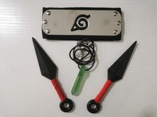 Cosplay Anime Für Naruto Stirnband Halskette Waffe Headband Necklace Weapon 
