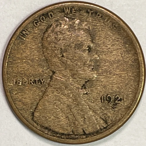 1921-S Lincoln Wheat Cent Choice Very Fine VF+/XF Coin #12720