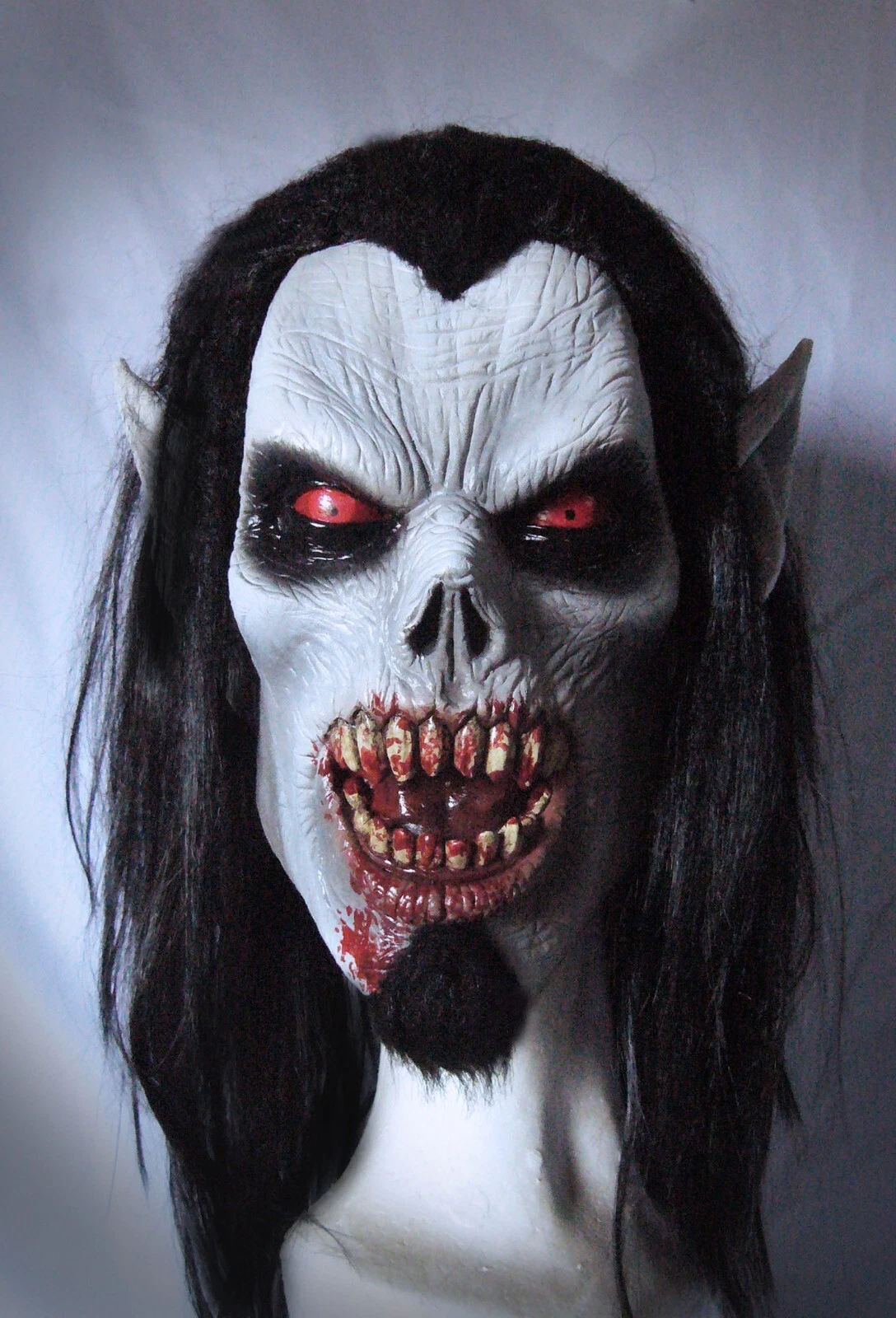 Morbius half Latex Mask, Morgan, The Living Vampire mask, Spider Villain,