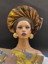 Adejoke African Headtie Auto Gele, Headgear.