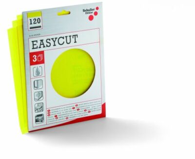 Schuller Eh`klar EASYCUT SET Schleifpapier Trocken/Nass 3 Blätter Körnung 40