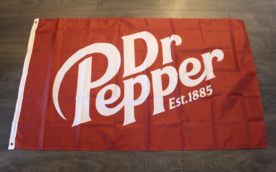 Dr. Pepper Banner Flag Dr Logo Soft Drinks Soda Cola Garage Man Cave 