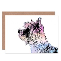 Scottish Terrier Scottie Coole Farben Karte Mit Hundemotiv Geburtstagskarte