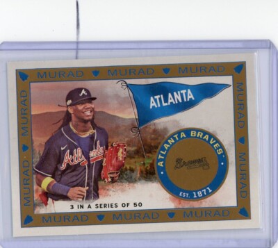 2021 Topps Allen & Ginter T51 Murad Reimagined Ronald Acuna Jr # MR-3 Braves MVP